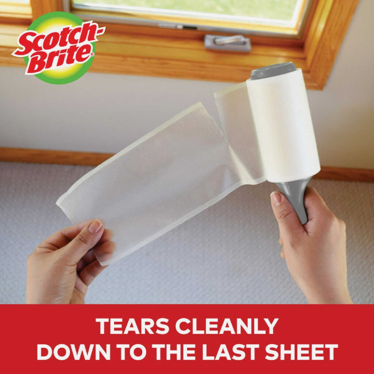 Scotch-Brite Everyday Clean 70-Sheet Lint Roller Image 6