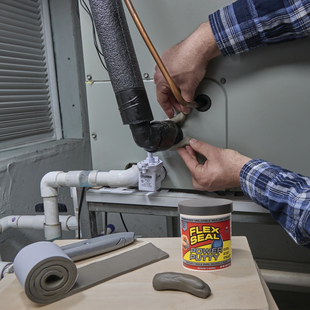 Flex Seal Power Putty 16 Oz. Gray Multi-Purpose Adhesive Image 4