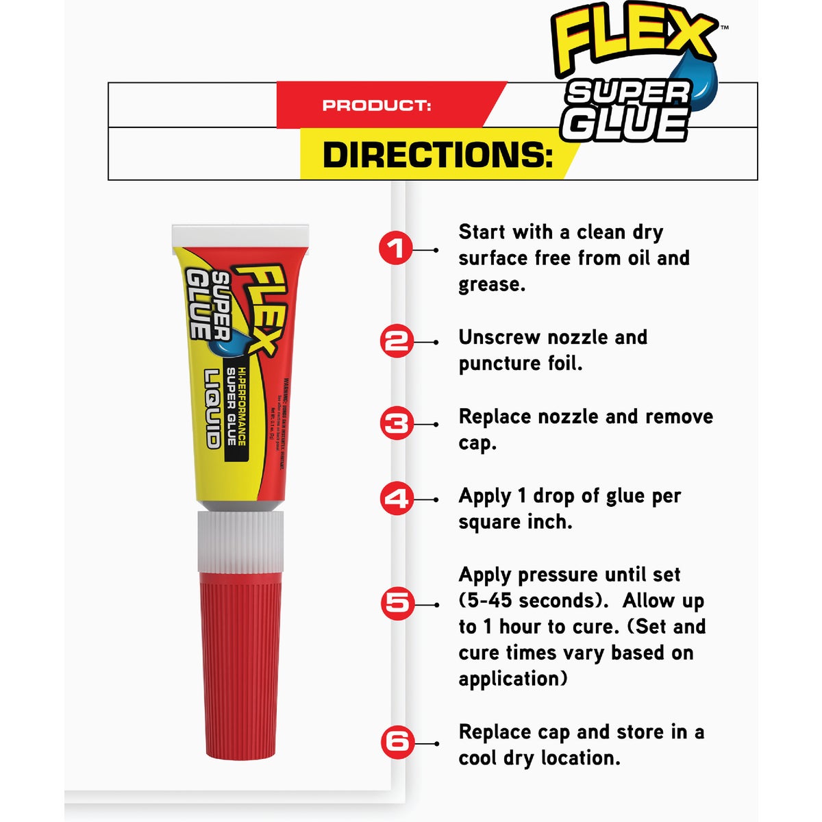 Flex 0.1 Oz. Liquid Super Glue (2-Pack) Image 5