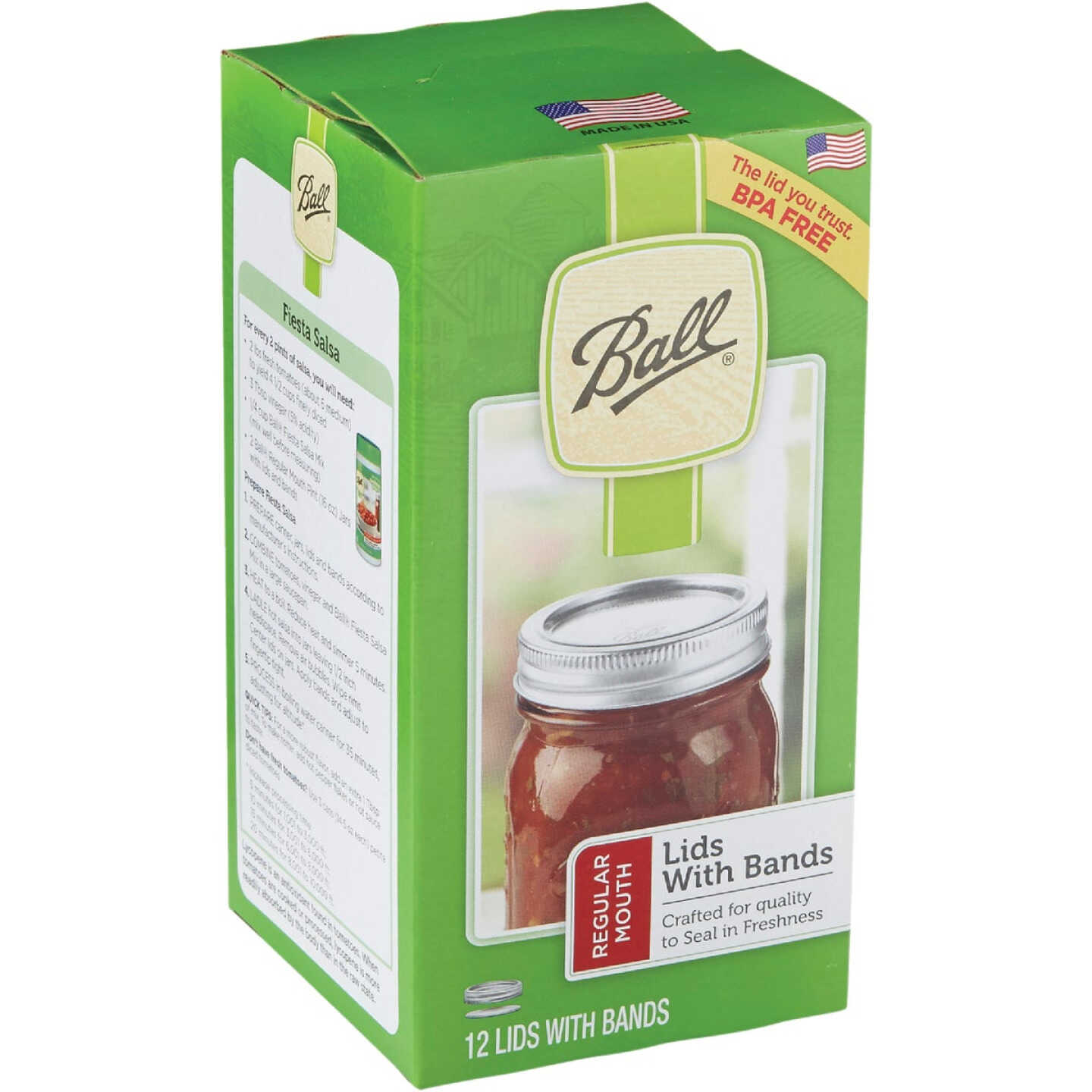 Ball Regular Mouth Jar Lid with Bands (12-Count) Image 1