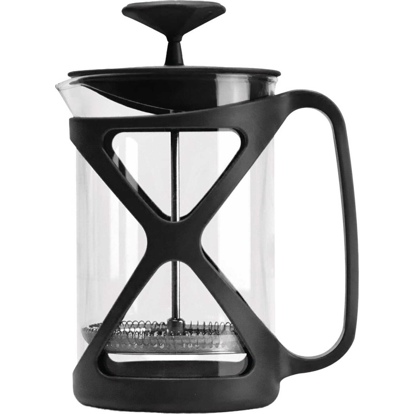 Epoca Primula Tempo Glass/Stainless Steel 6-Cup French Press Coffee Maker, Glass/Stainless Steel, 6 Cups Image 1