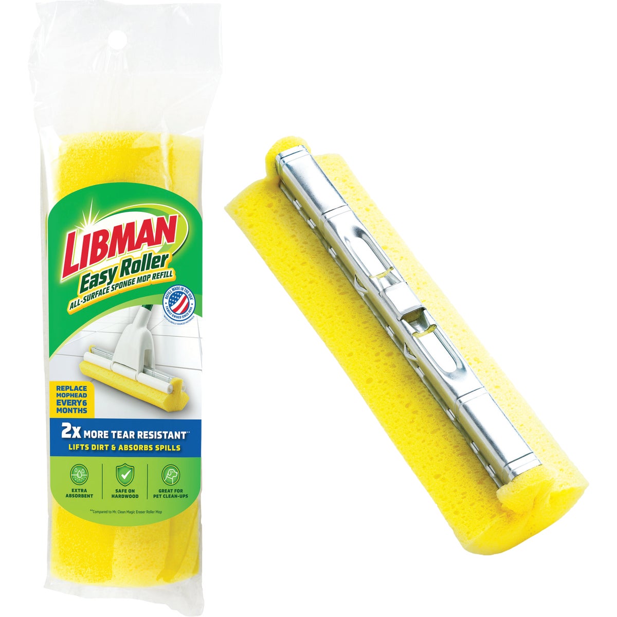 Libman 8.5 In. Sponge Roller Mop Refill Image 1