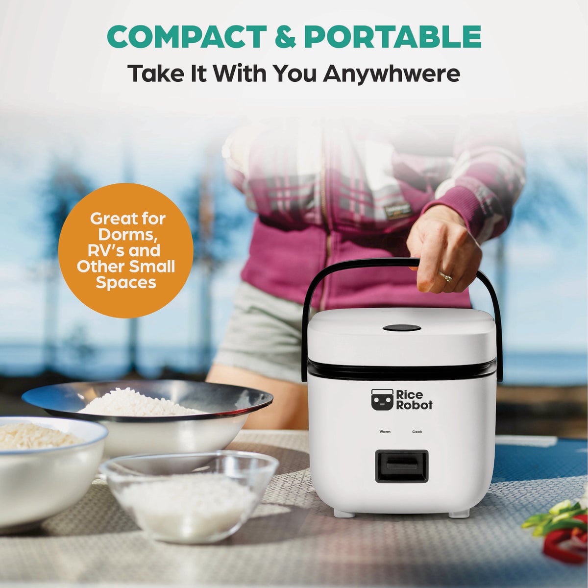 Rice Robot 1.2 Qt. Cooker Image 5