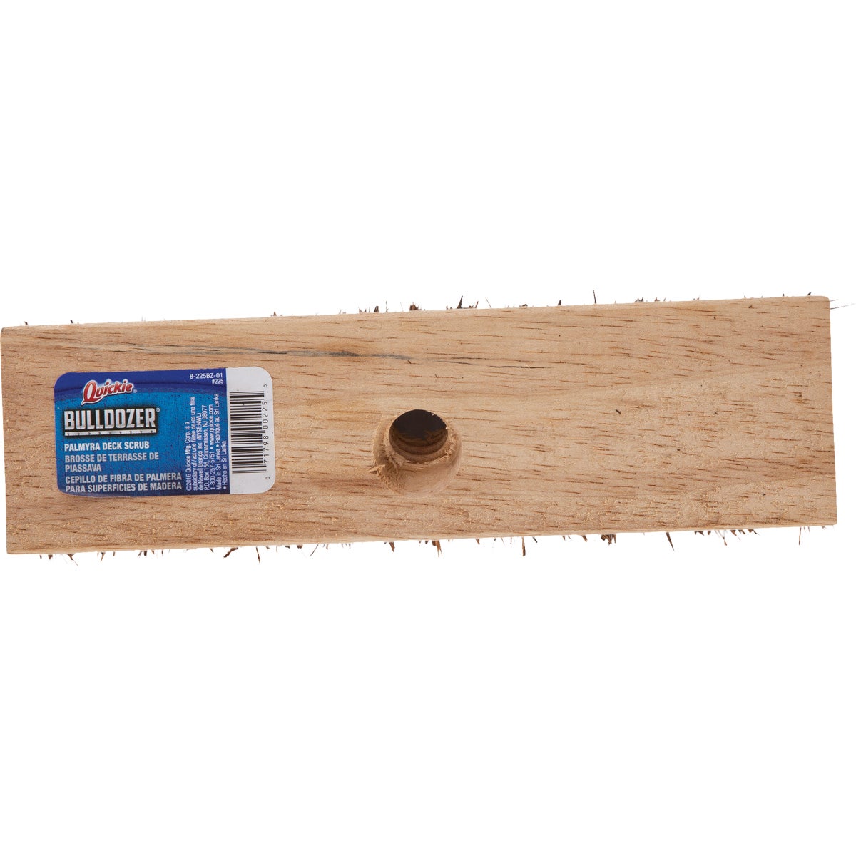 Quickie Bulldozer 9 In. Palmyra Deck Scrub Brush