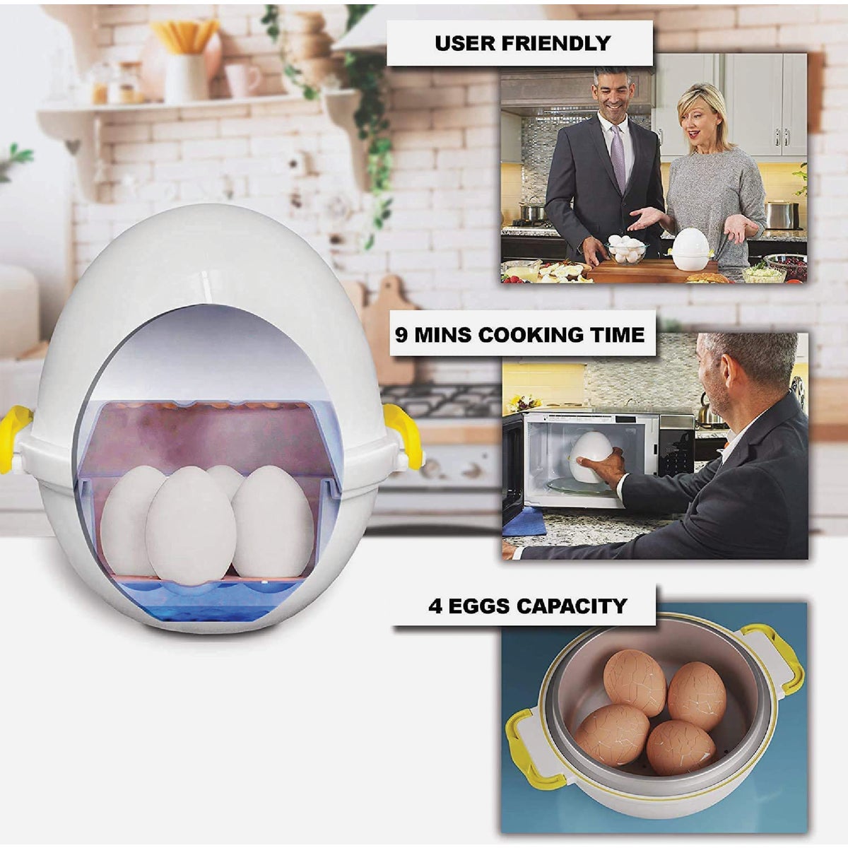 Egg Pod Microwave Egg Cooker Image 6