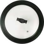 Epoca Ecolution Kitchen Extras Large Universal Vented Tempered Glass Lid with Silicone Rim Image 1