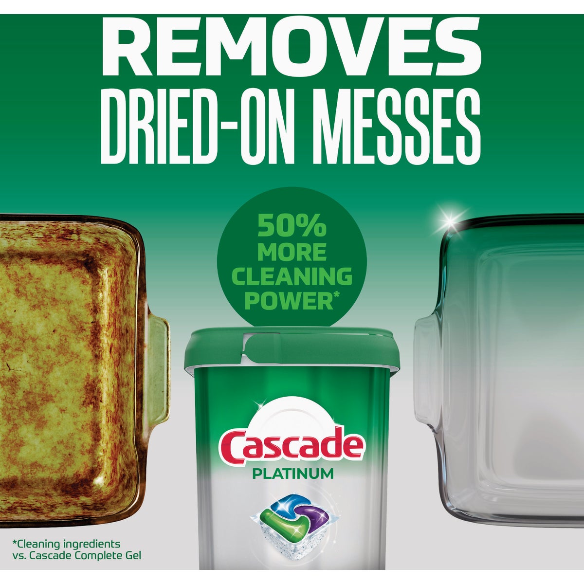 Cascade Platinum Action Pacs Fresh Dishwasher Detergent Tabs (12-Count) Image 5