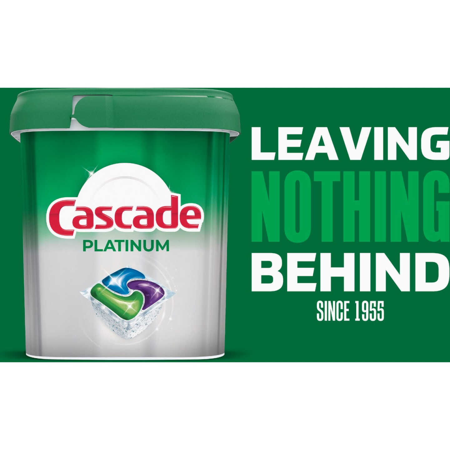 Cascade Platinum Action Pacs Fresh Dishwasher Detergent Tabs (12-Count) Image 3