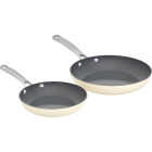 Calphalon 8 In. and 10 In. Ceramic Nonstick Fry Pan Set, Flour Image 1