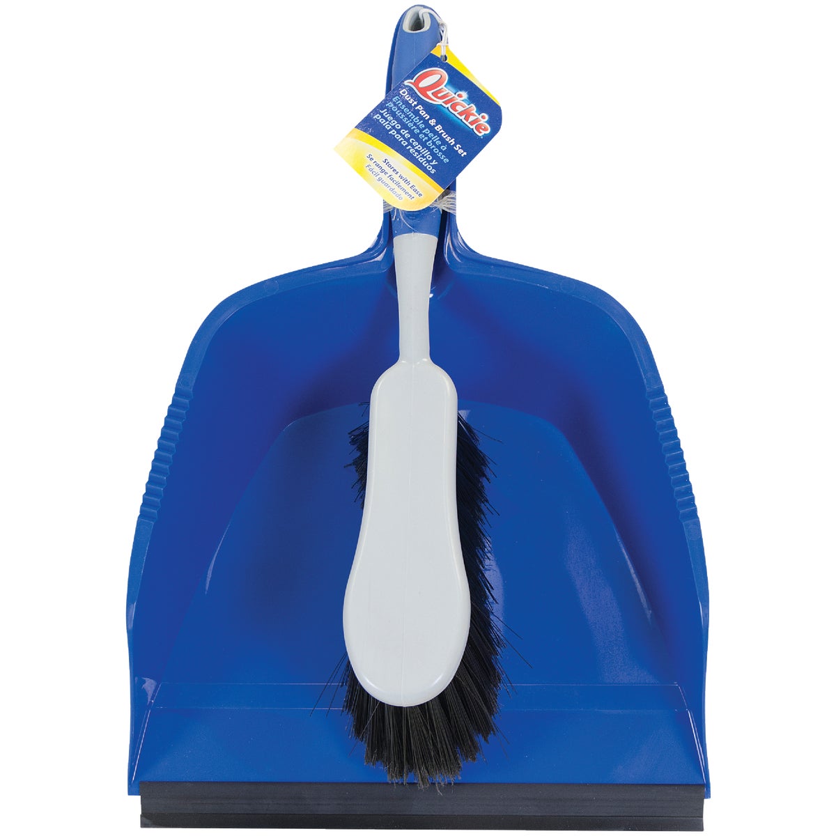 Quickie Blue Dust Pan & Brush Set