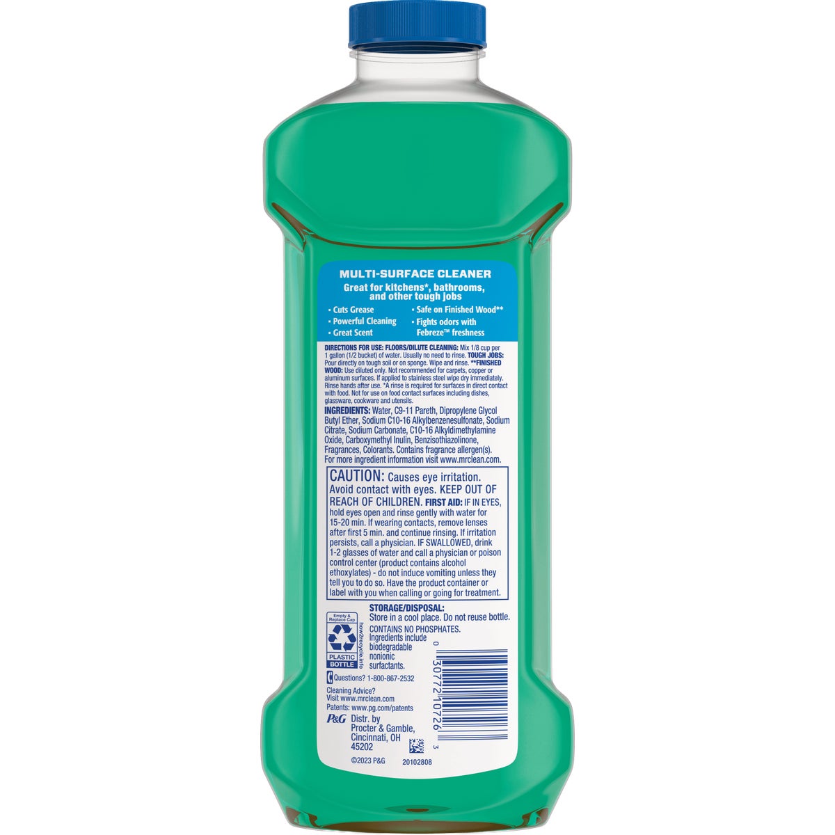 Mr. Clean 23 Oz. Meadows & Rain Multi-Surface Cleaner Image 6