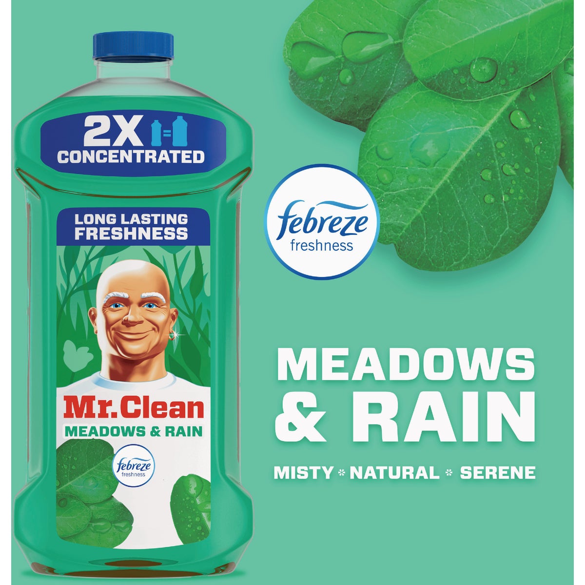 Mr. Clean 23 Oz. Meadows & Rain Multi-Surface Cleaner Image 2