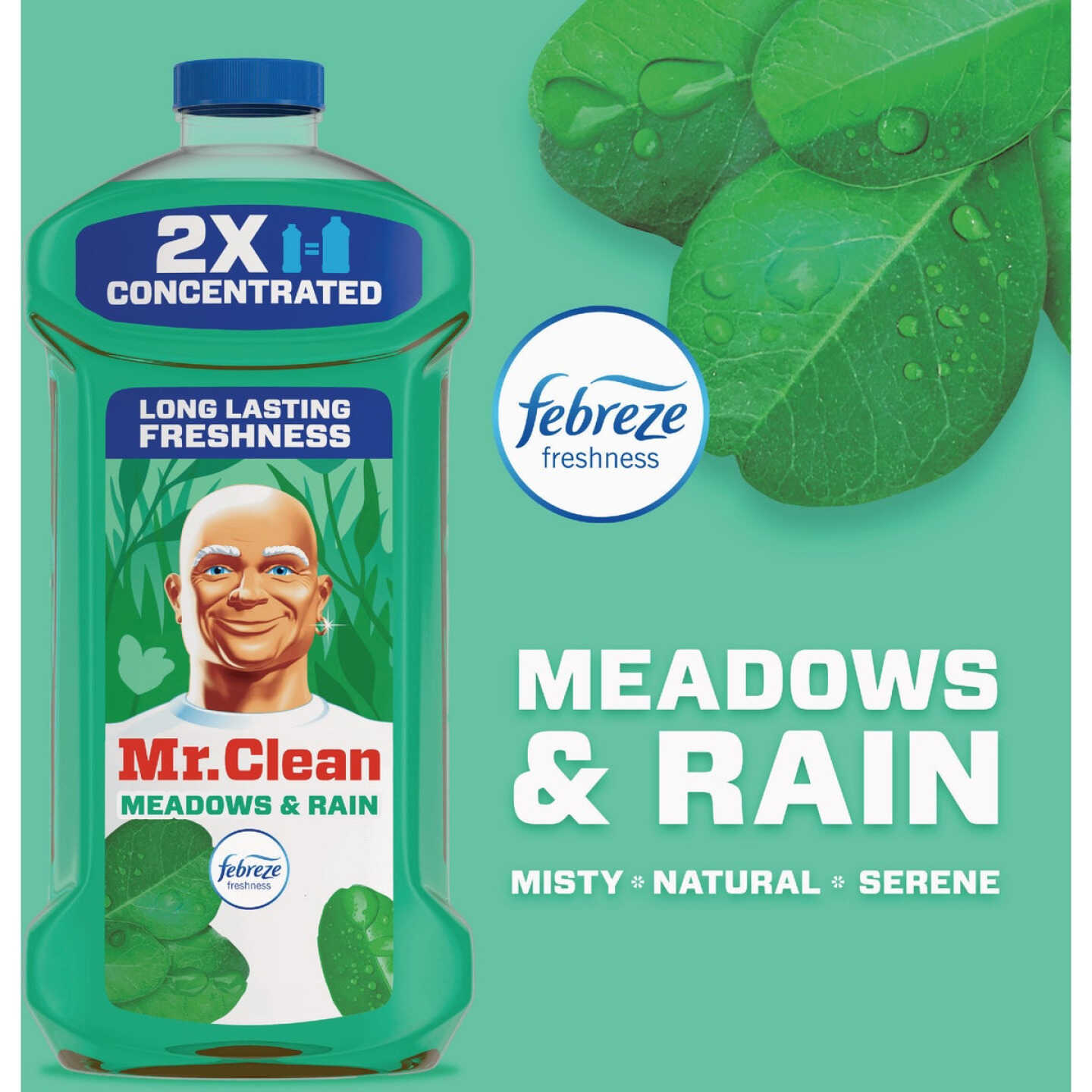 Mr. Clean 23 Oz. Meadows & Rain Multi-Surface Cleaner Image 2