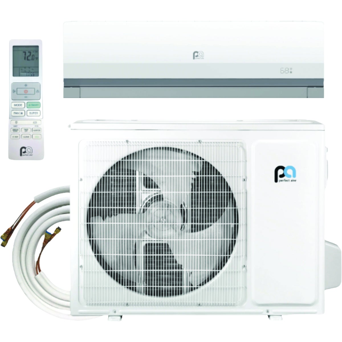 Perfect Aire Quick Connect 9,000 BTU 350 Sq. Ft. Mini-Split Room Air Conditioner