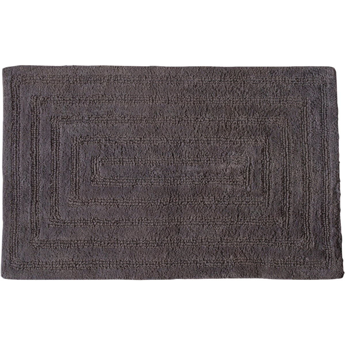 Moda At Home 20 In. x 30 In. Grey Amera Reversible Bathmat Image 5