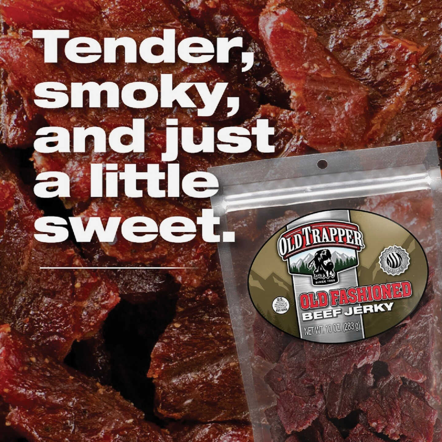 Old Trapper 4 Oz. Peppered Beef Jerky Image 3