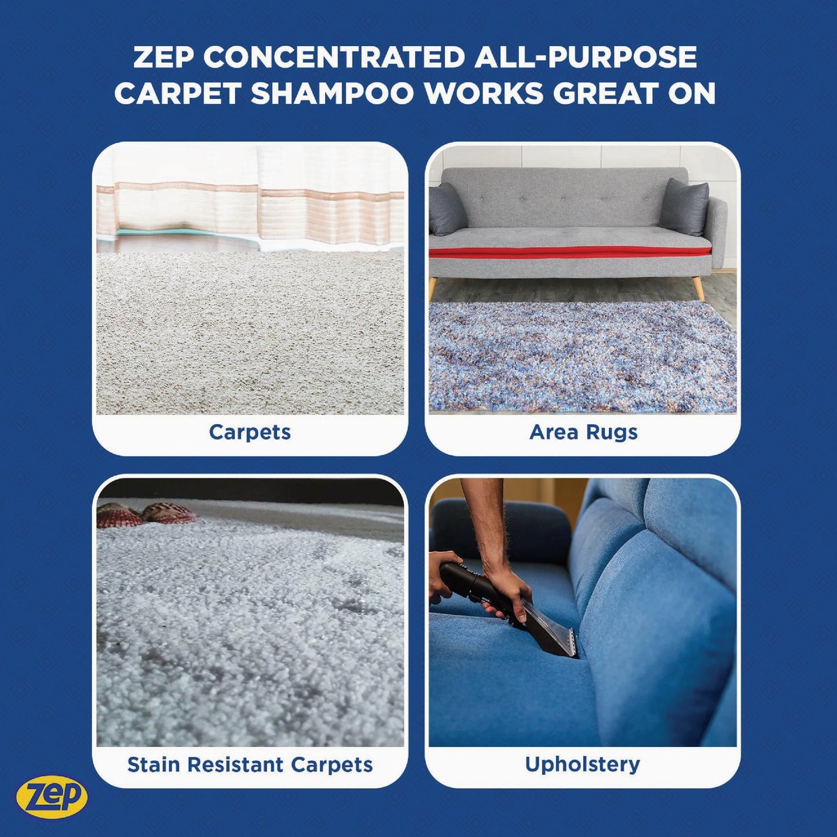 Zep 128 Oz. Concentrated All-Purpose Carpet Shampoo Image 2