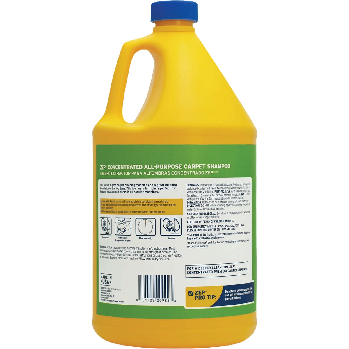 Zep 128 Oz. Concentrated All-Purpose Carpet Shampoo Image 4
