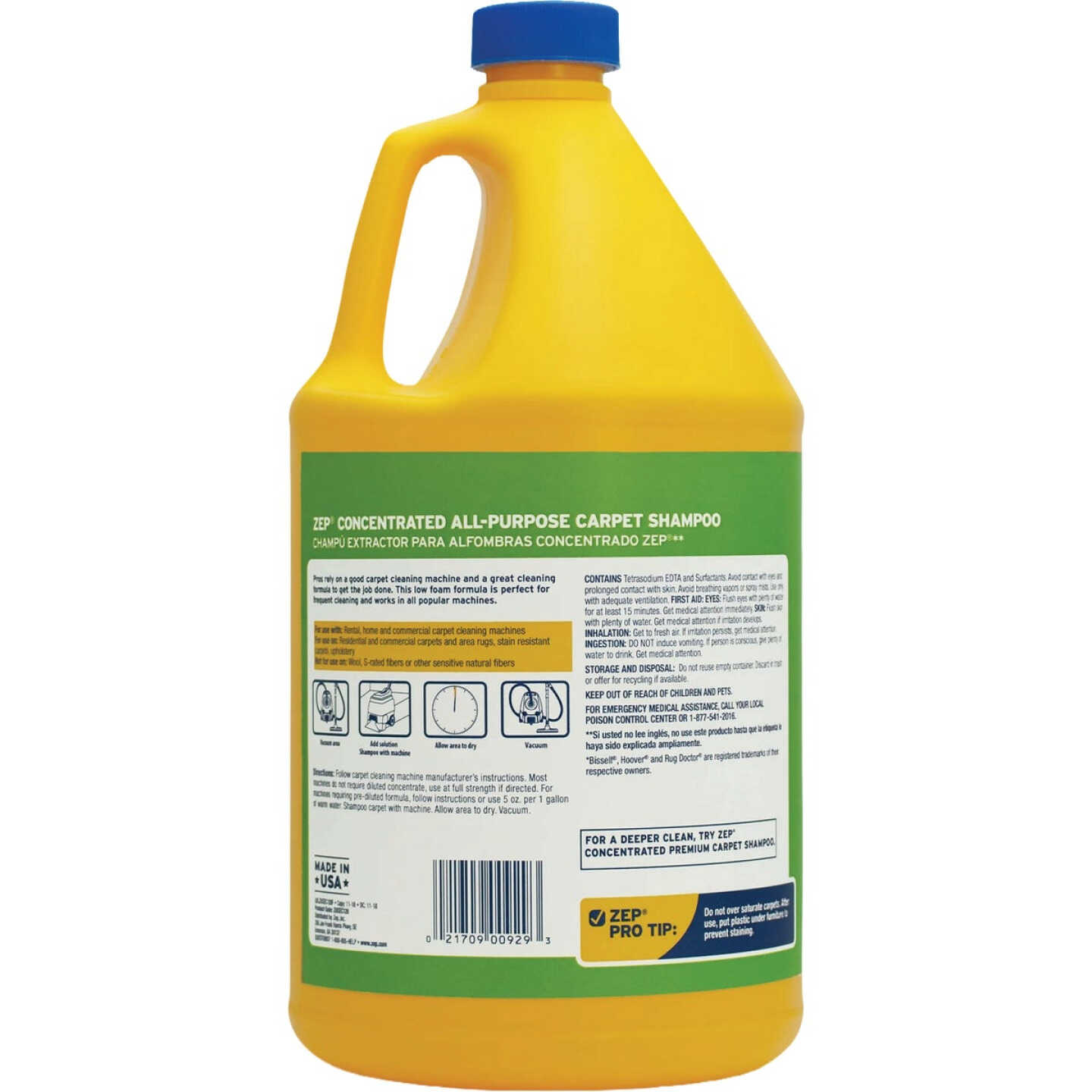 Zep 128 Oz. Concentrated All-Purpose Carpet Shampoo Image 4