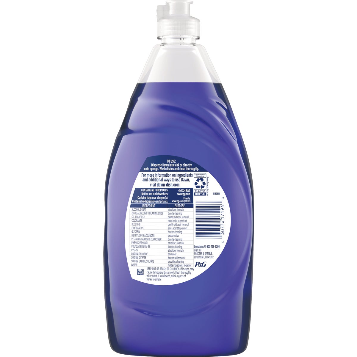 Dawn Platinum Plus 21 Oz. PowerSuds Liquid Dish Soap Image 2