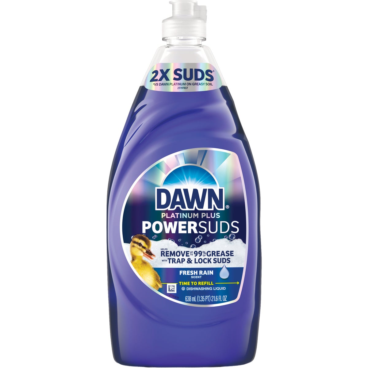 Dawn Platinum Plus 21 Oz. PowerSuds Liquid Dish Soap Image 1