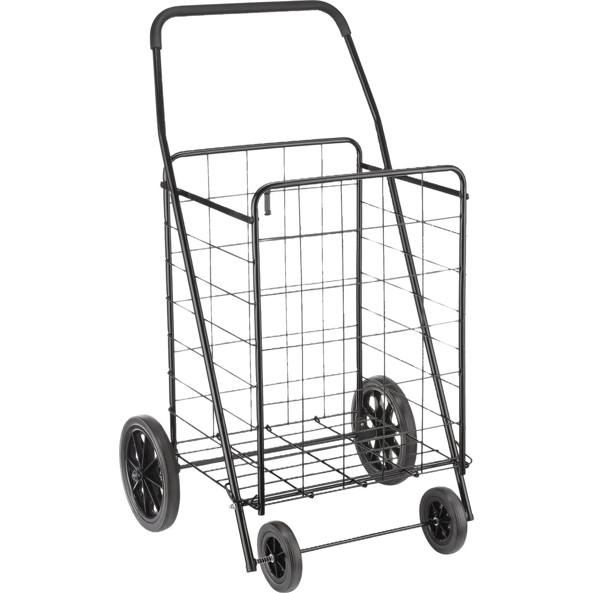 Whitmor Extra Large Black Steel Frame Deluxe Utility Cart Image 1