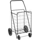 Whitmor Extra Large Black Steel Frame Deluxe Utility Cart Image 1