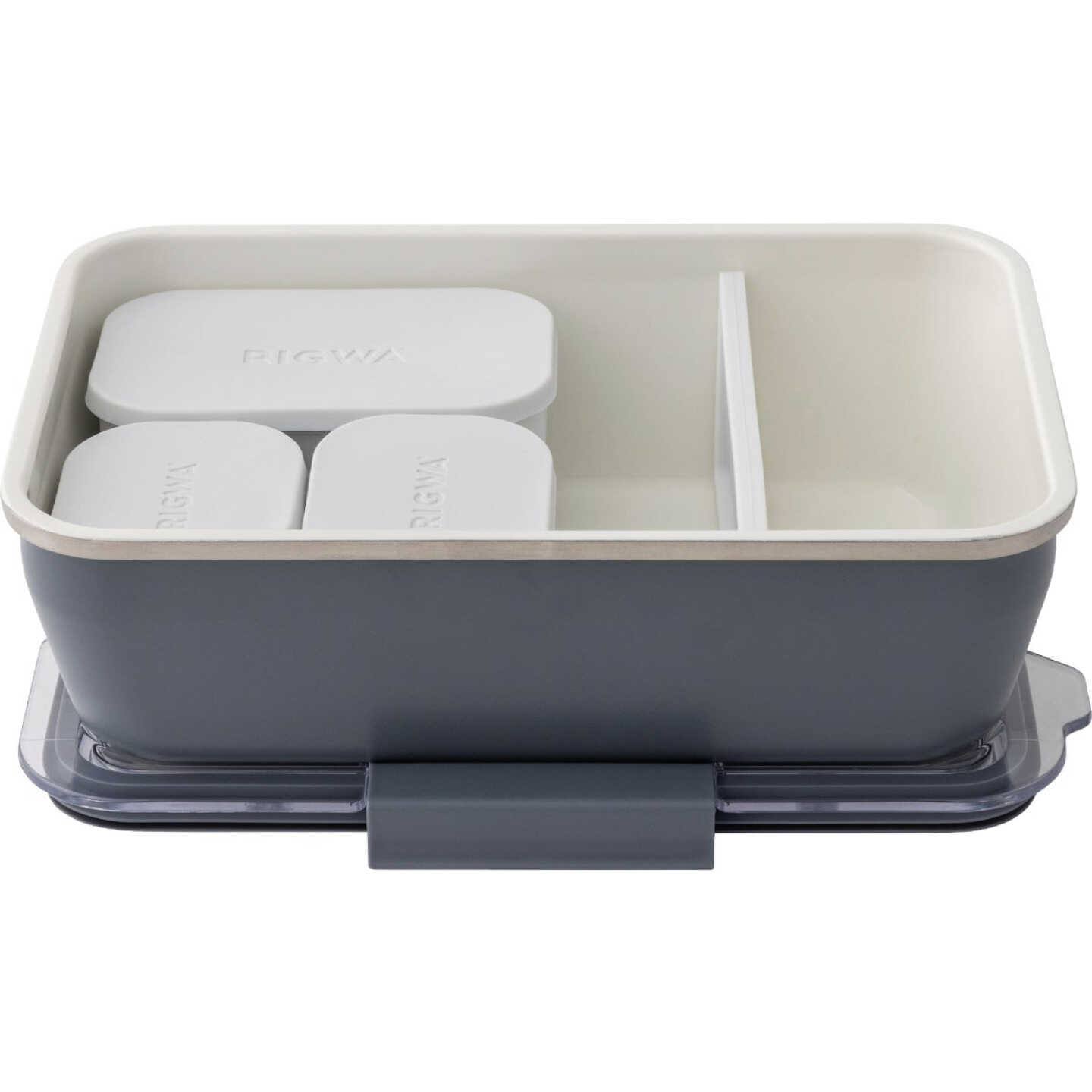 Rigwa Life 9 In. x 6 In. Bento Box Kit, Slate Image 4
