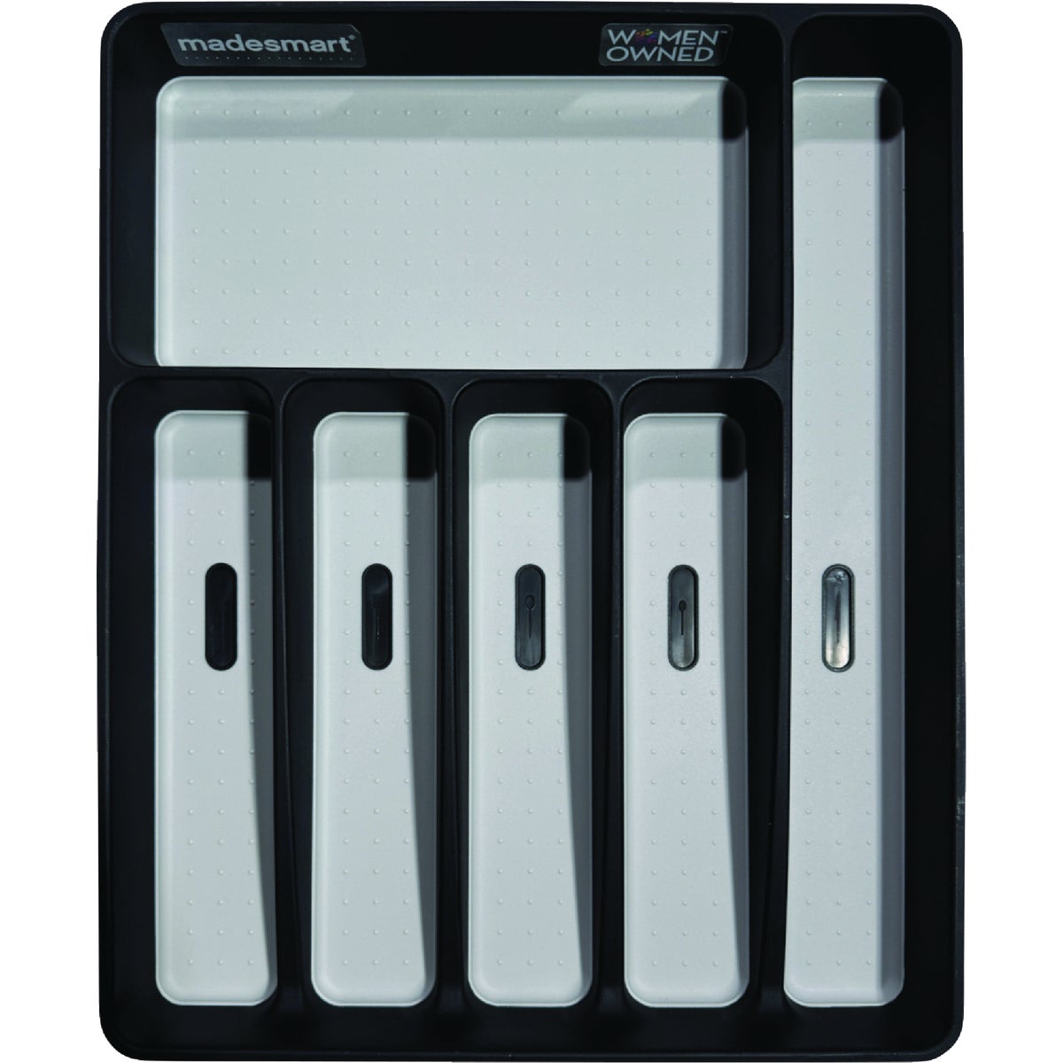 MadeSmart Classic 6 Compartment Silverware Tray, Carbon Image 7
