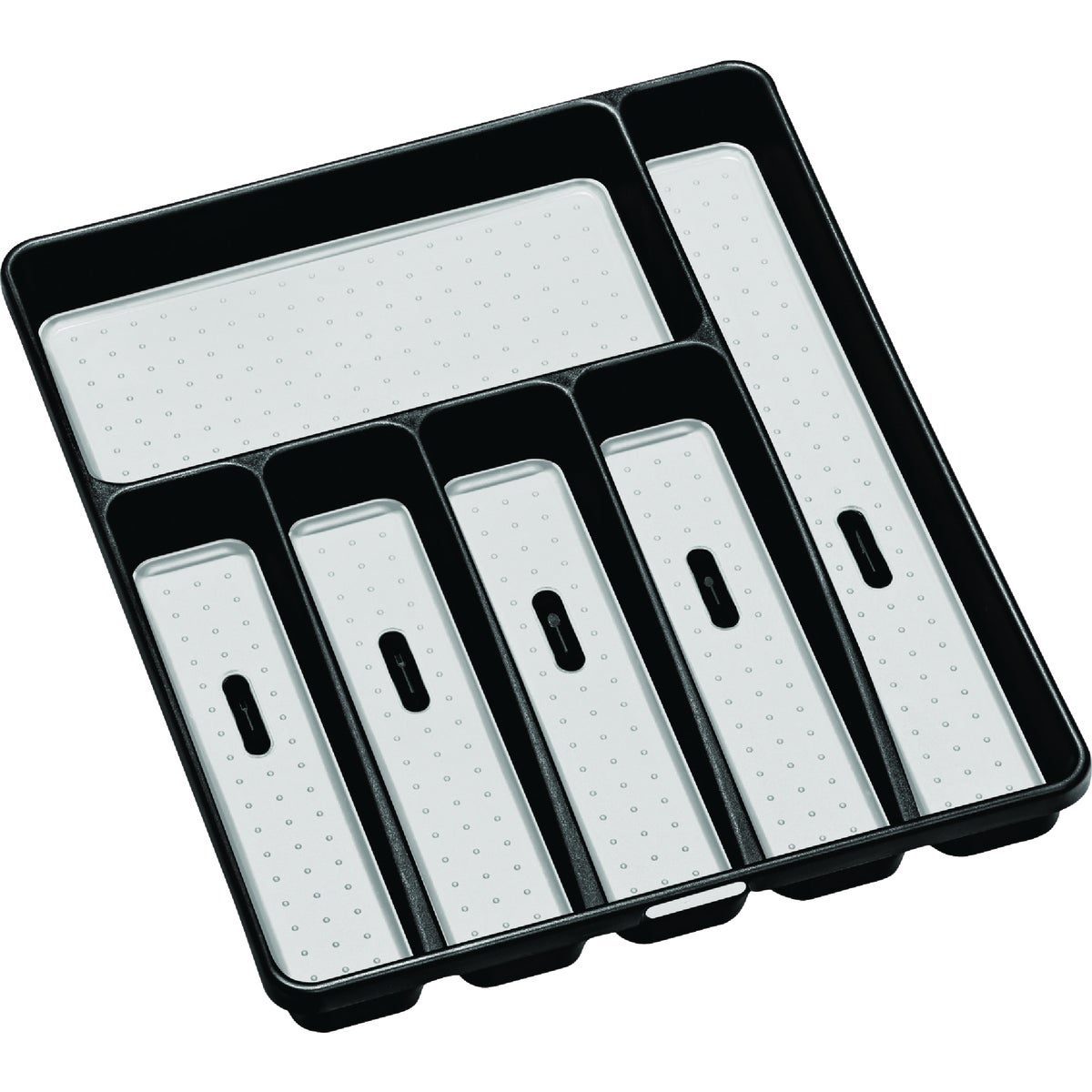 MadeSmart Classic 6 Compartment Silverware Tray, Carbon