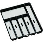 MadeSmart Classic 6 Compartment Silverware Tray, Carbon Image 1