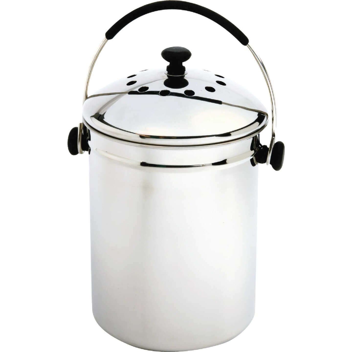 Norpro 1 Gallon Stainless Steel Compost Keeper Image 1