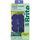 Brite by Scotch-Brite Scrub & Wipe Clean Scrubber & Stand Image 2