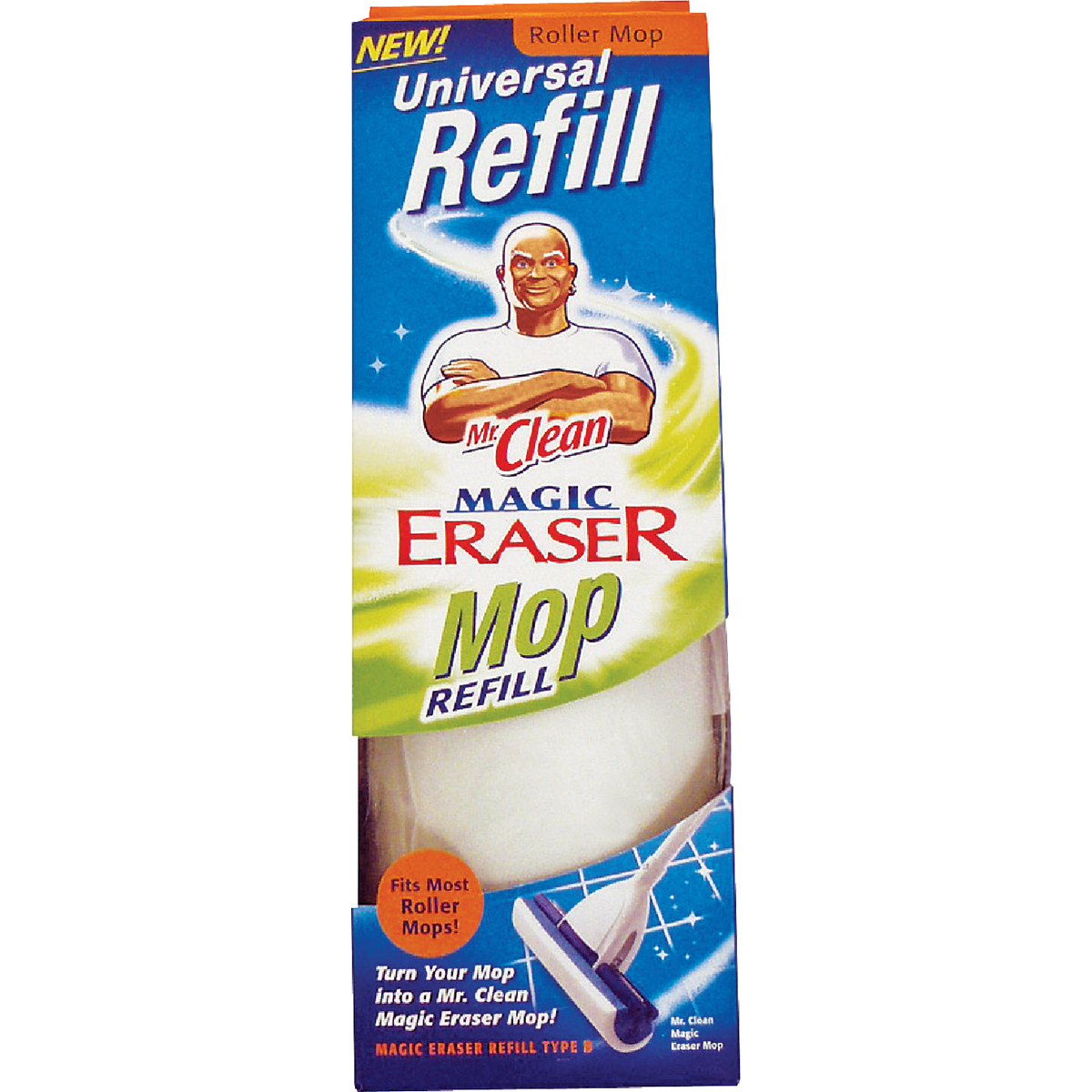 Mr. Clean Magic Eraser 10 In. Foam Roller Mop Refill Image 1
