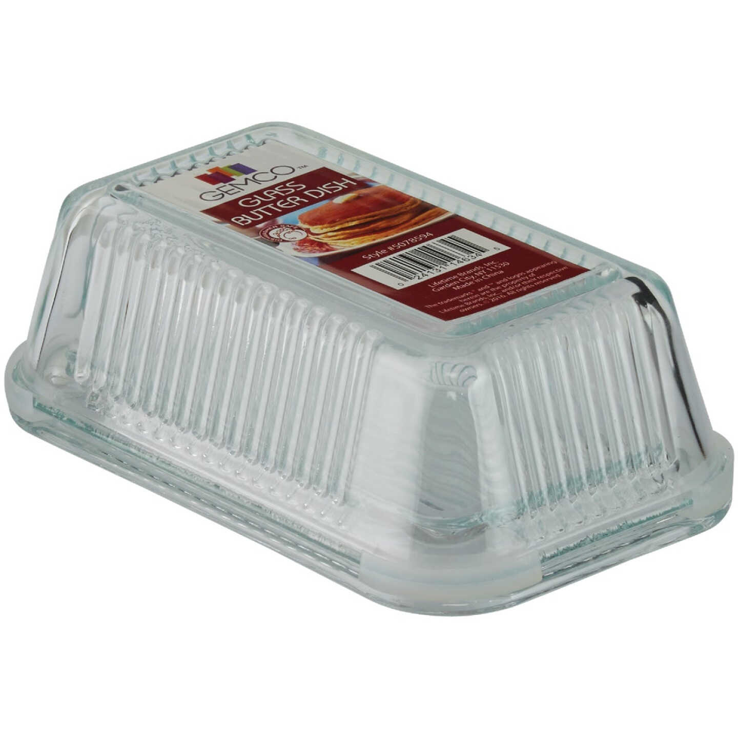 Gemco Multi Function Glass Butter Dish Image 1
