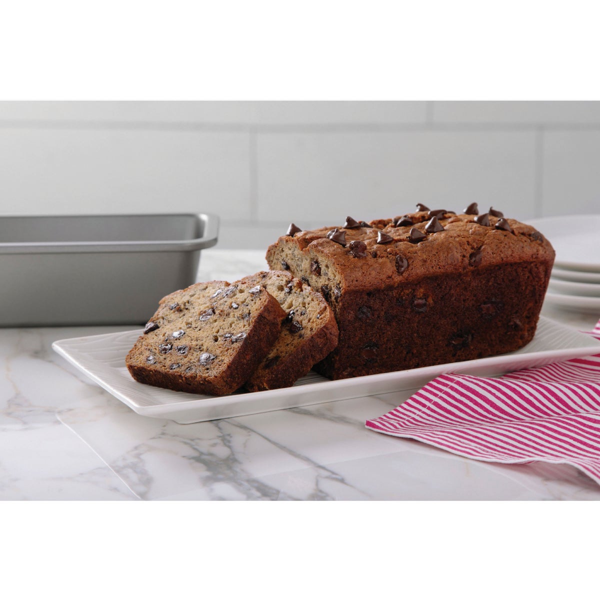 Wilton Silver 8 In. x 4 In. Non-Stick Loaf Pan Image 2