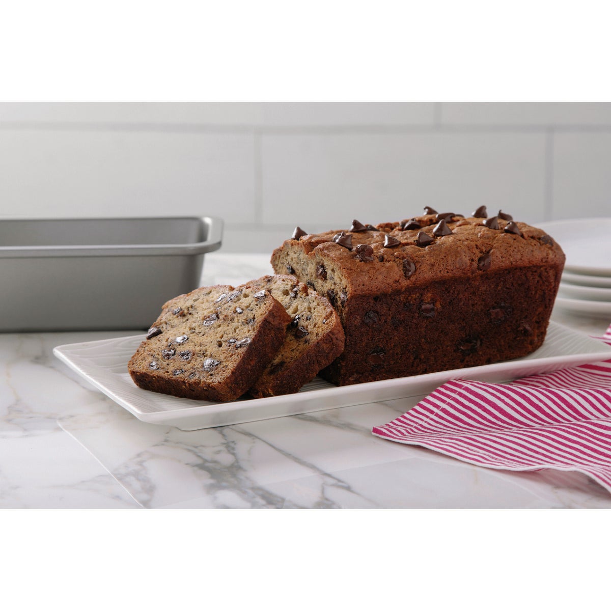 Wilton Silver 8 In. x 4 In. Non-Stick Loaf Pan Image 1