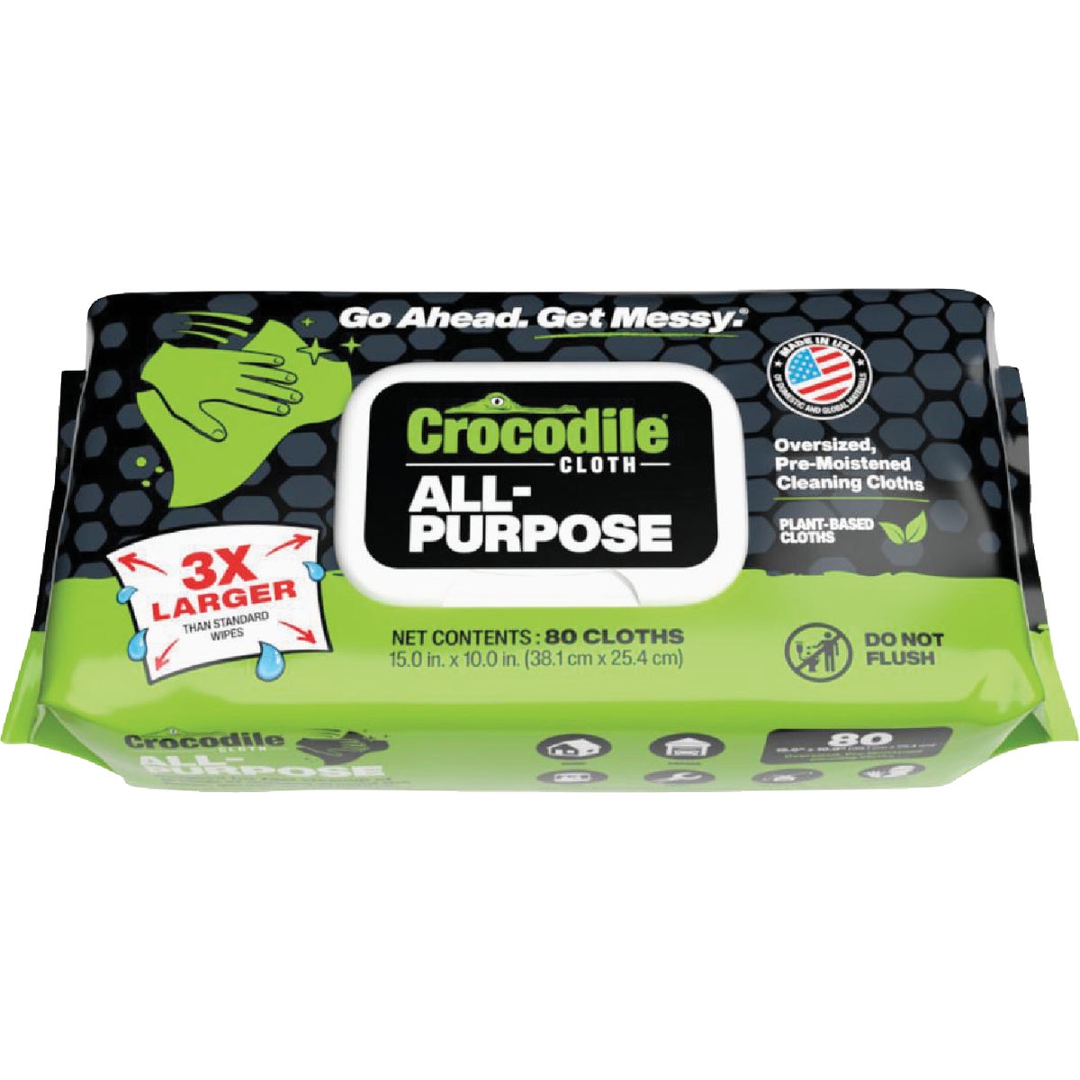 Crocodile Cloth All-Purpose Household Cleaning Wipe (80-Count)
