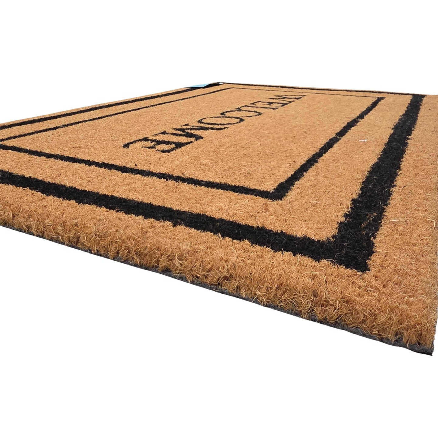 FanMats 24 In. x 36 In. Classic Welcome Natural Coir Door Mat Image 2