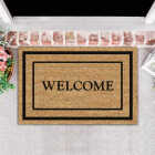 FanMats 24 In. x 36 In. Classic Welcome Natural Coir Door Mat Image 4