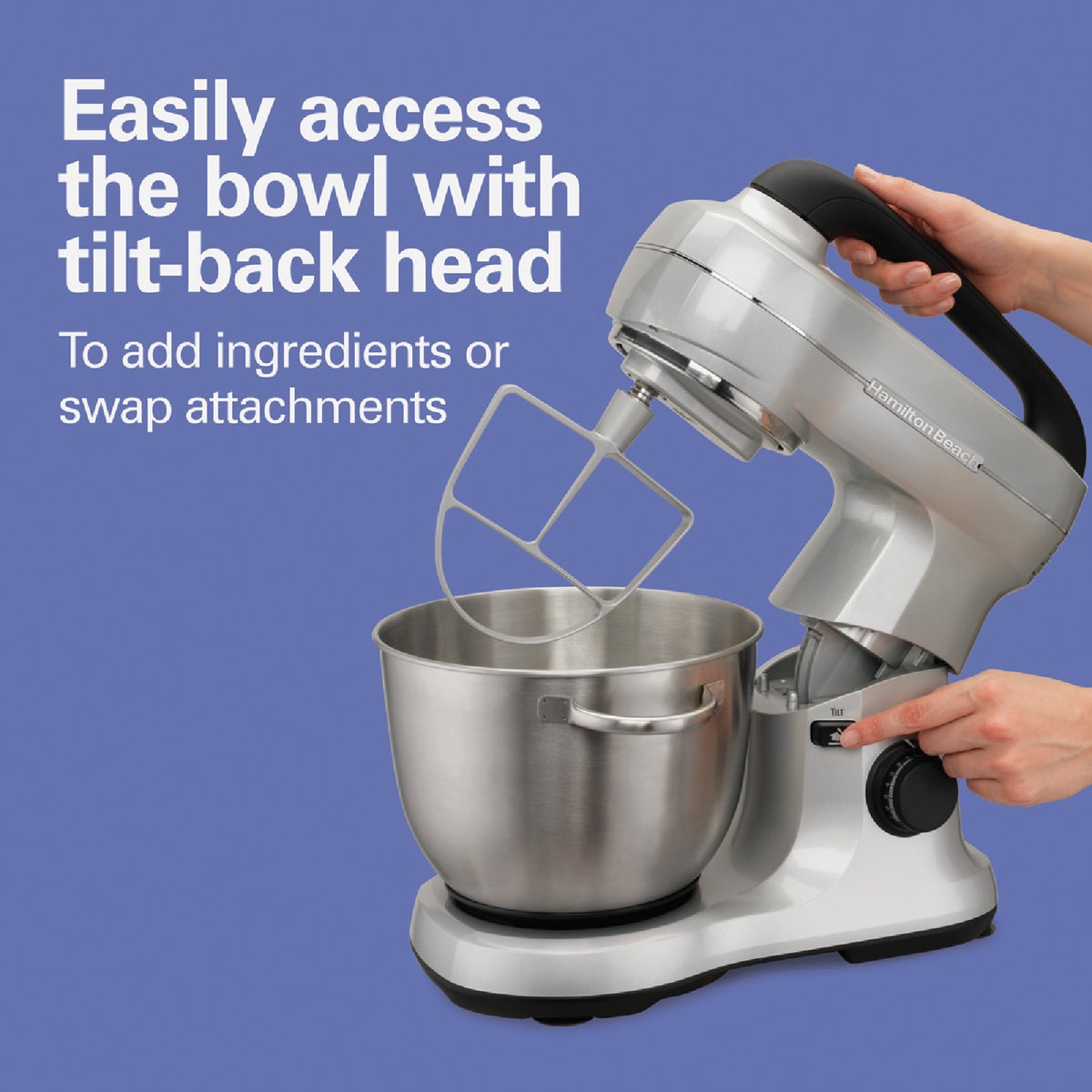Hamilton Beach 7-Speed Stand Mixer Image 4