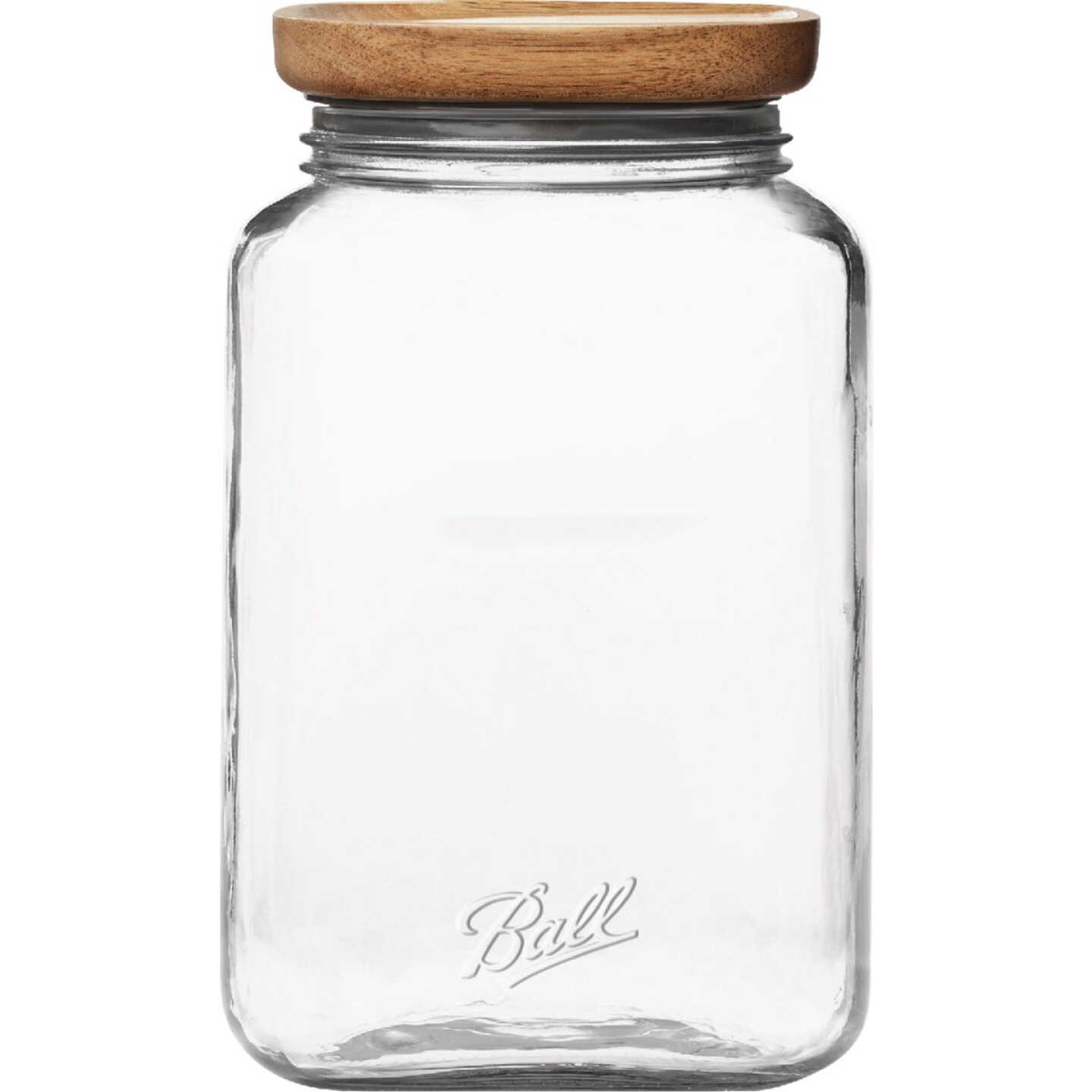 Ball 15.6 Cup Stack & Store Jar with Wooden Lid Image 1