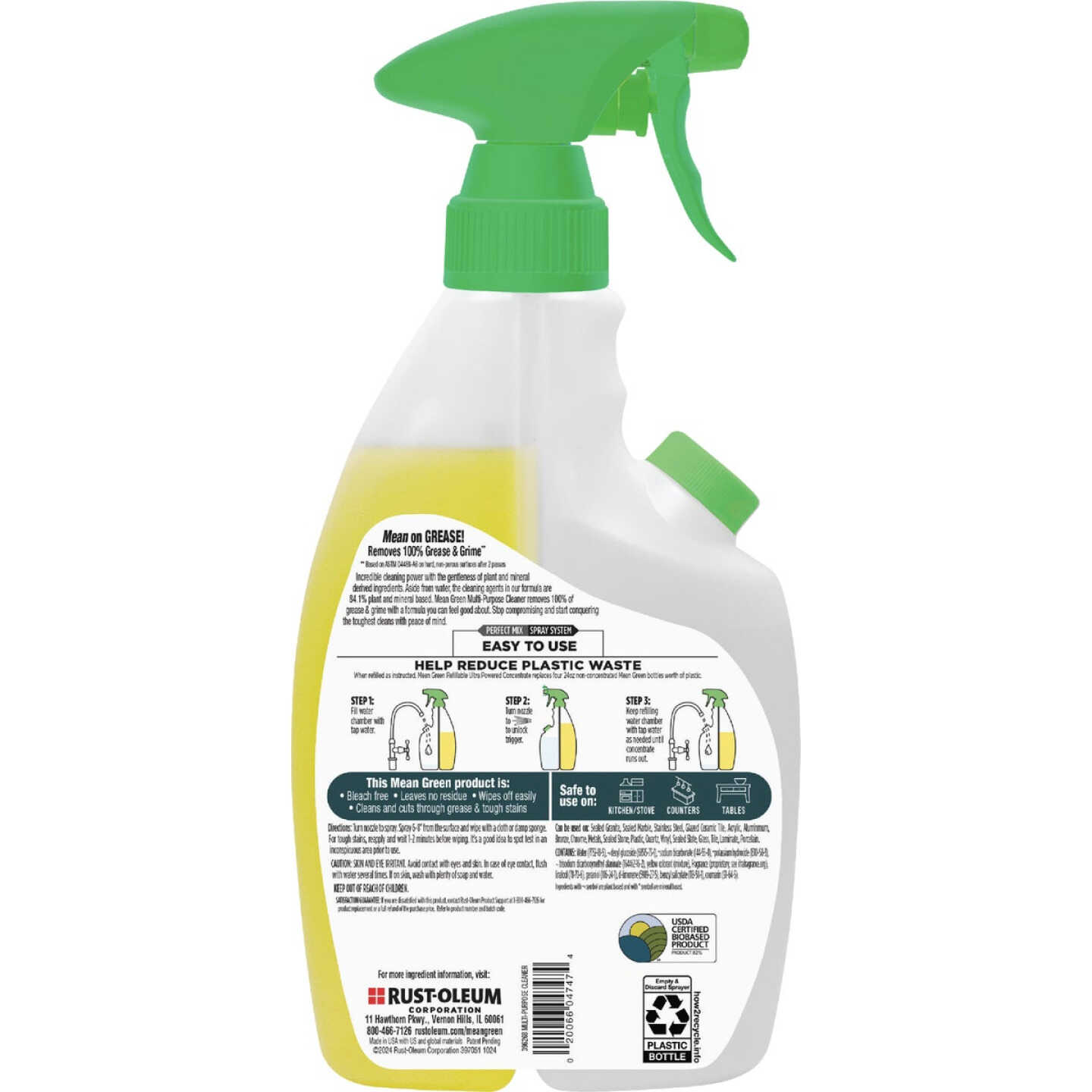 Mean Green 28 Oz. Citrus & Green Tea Refillable Multi-Purpose Cleaner Image 7