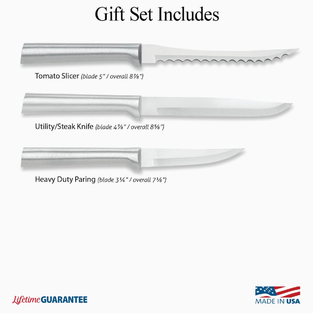 Rada Cutlery 3-Piece Cooking Essentials Knife Set Image 2
