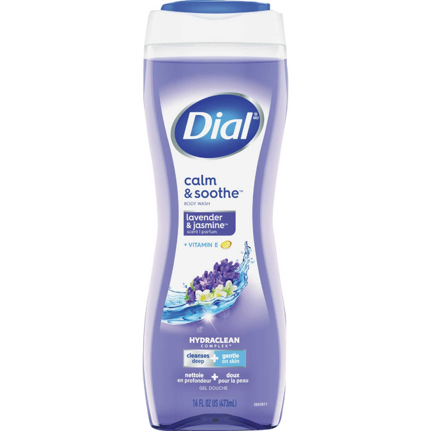 Dial 16 Oz. Calm & Soothe Lavender & Jasmine Scent Body Wash Image 1