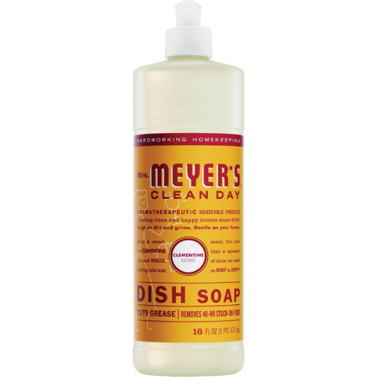 Mrs. Meyer's Clean Day 16 Oz. Clementine Scent Liquid Dish Soap