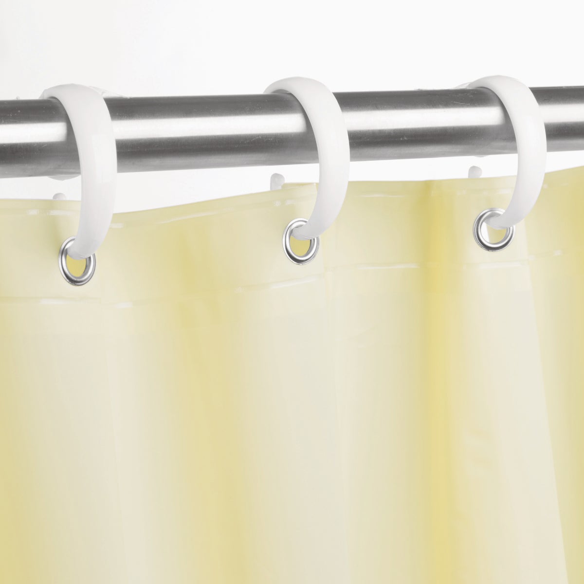 iDesign White Plastic Shower Curtain Hook (12-Count) Image 2