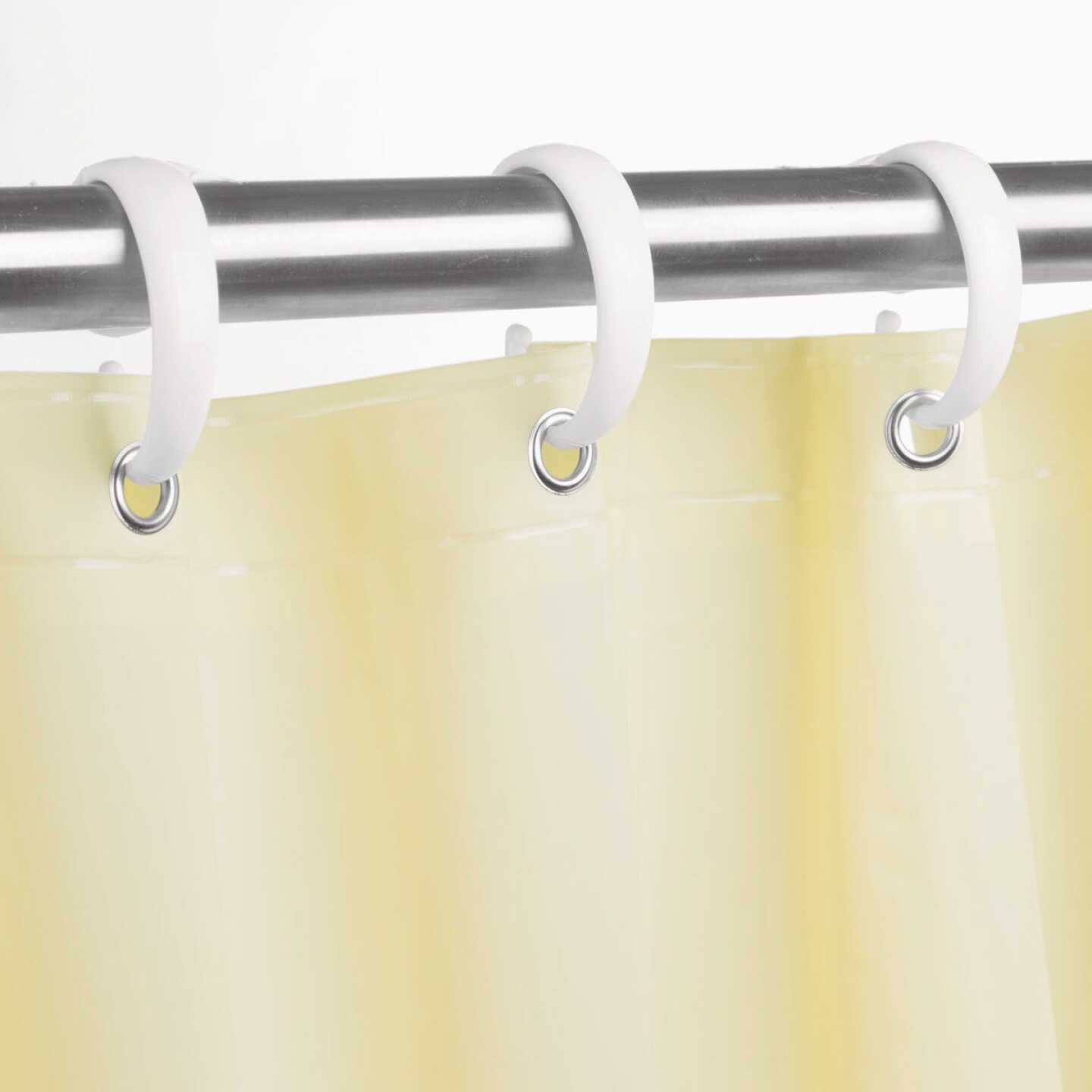 iDesign White Plastic Shower Curtain Hook (12-Count) Image 2