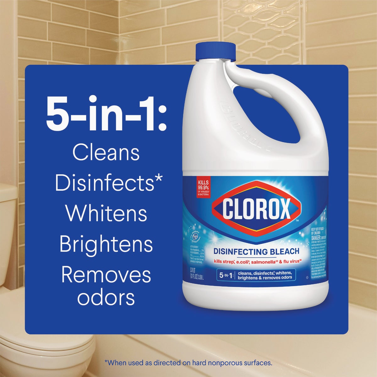 Clorox 121 Oz. Disinfecting Concentrated Liquid Bleach Image 3