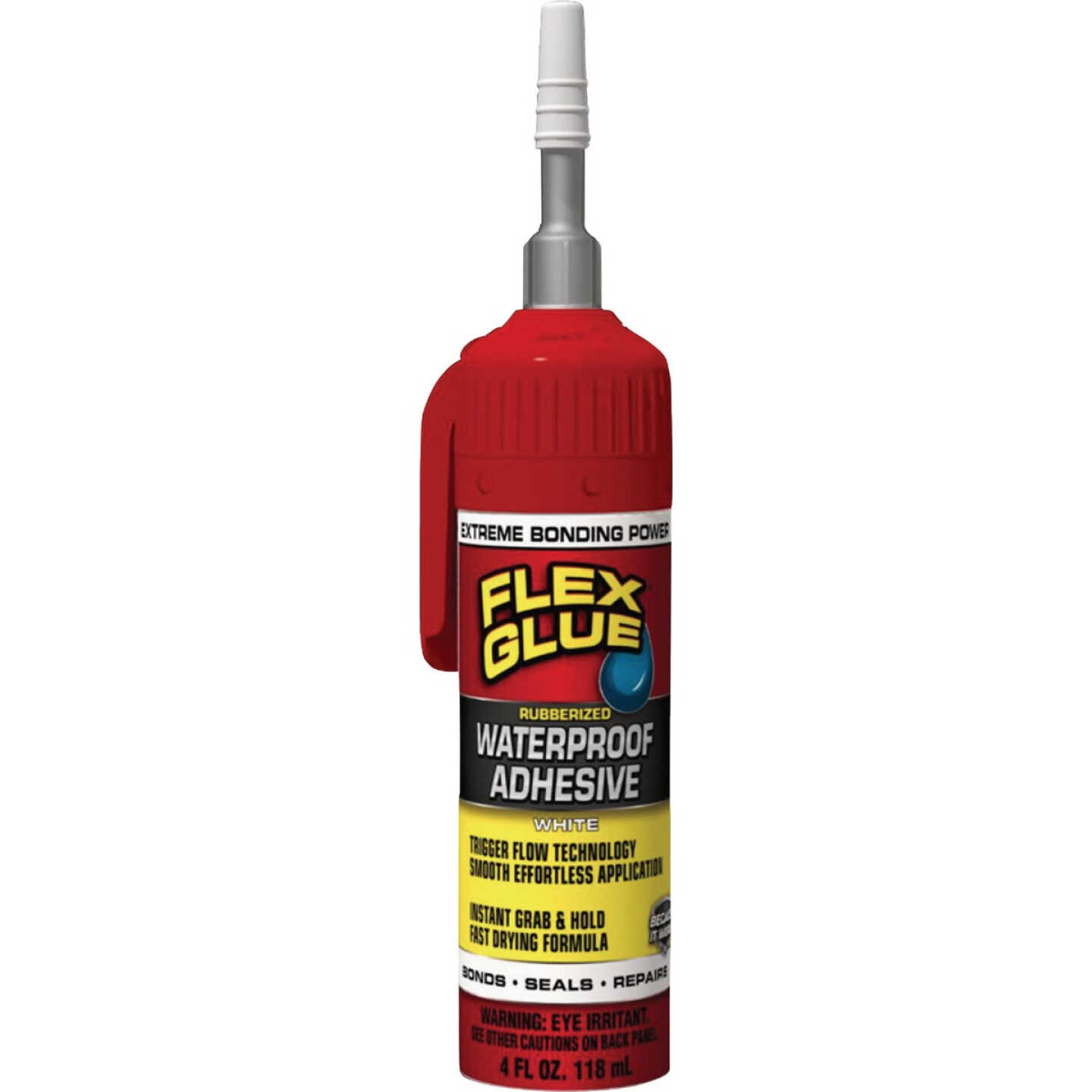 Flex Glue 4 Oz. White Trigger Flow Nozzle Multi-Purpose Adhesive Image 1